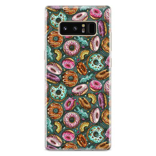 Samsung Galaxy Note 8 Kılıf Donutlar Arka Kapak Koruma Desenli Full Koruyucu