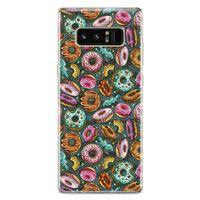 Samsung Galaxy Note 8 Kılıf Donutlar Arka Kapak Koruma Desenli Full Koruyucu