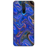 Xiaomi Poco X2 Uyumlu Kılıf Mavi Delisi (5) Koruma Kabı Mermer