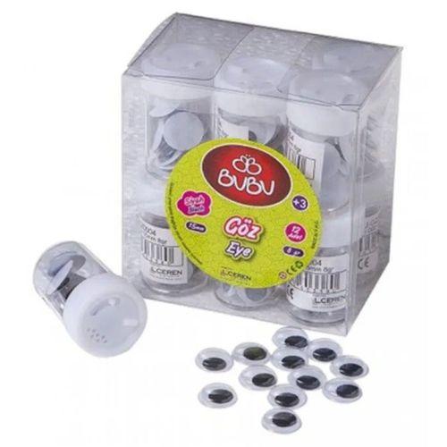 Bubu Oynar Göz 15Mm Tüp - 3 adet