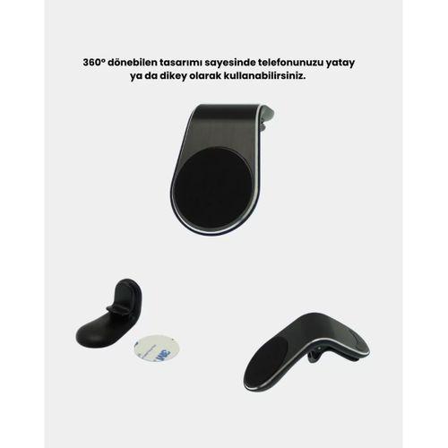 360° Dönebilen Manyetik Araç Telefon Tutucu Sarsıntısız Ve Şık Tasarımlı
