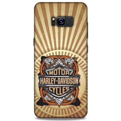 Samsung Galaxy S8 Plus Uyumlu Kılıf Motorsiklet (5) Koruma Kabı Harley Davidson