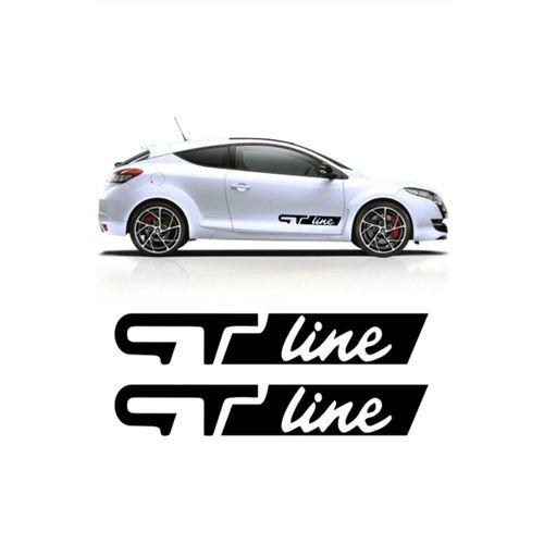 Gt Line Oto Sticker Sticker Siyah 2 Adet 40*7 Cm