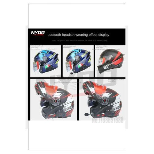 Motosiklet Kask Kulaklık Intercom Işıklı Motorsiklet