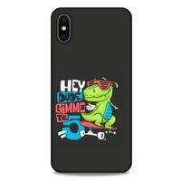 Animax Kaykaylı Dinozor Apple iPhone XS Max Kılıf Desenli Silikon