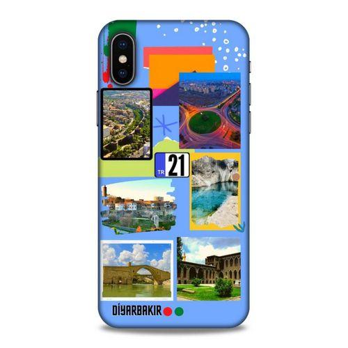 Lopard Apple iPhone XS Uyumlu Kılıf Şehirli ※ (21) Diyarbakır Koruyucu Kapak
