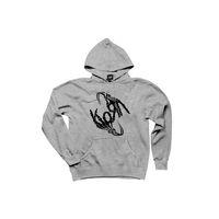 Korn Bone Hand Gri Kapşonlu Sweatshirt Hoodie
