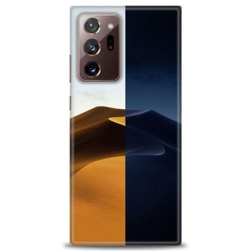 Samsung Galaxy Note 20 Ultra Kılıf HD Baskılı Kılıf - Gece ve Gündüz + Tam Ekran Koruyucu