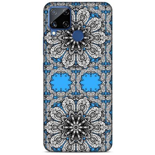 Realme C15 Uyumlu Kılıf Mavi Delisi (34) Slim Armor Kılıf Sanat