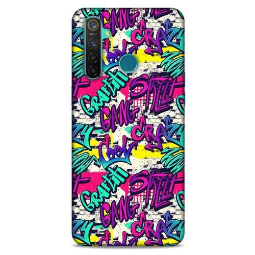 Graffitix (29) Desenli Silikon Kapak Oppo Realme 5 Pro Kılıf