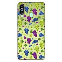 Frutix Üzüm 02 Samsung Galaxy M40 Kılıf Desenli Silikon