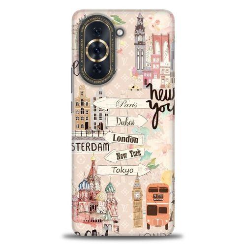 Huawei Nova 10 Pro Kılıf HD Baskılı Kılıf - Berlin Set + Tam Ekran Koruyucu