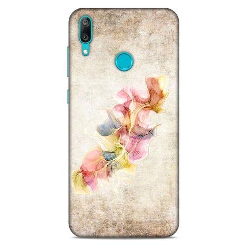 Huawei Y7 Prime 2019 Kılıf Desenli Özel Seri Tüyler (21) Koruyucu Kapak