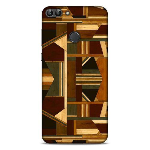 Lopard Huawei Psmart Uyumlu Kılıf Wood'X (42) Rugged Armor Kılıf Desenli
