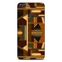 Lopard Huawei Psmart Uyumlu Kılıf Wood'X (42) Rugged Armor Kılıf Desenli