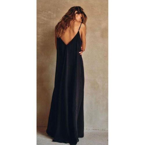 Kadın Ip Askılı Salaş Süprem Kumaş Elbise