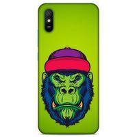 Lopard Xiaomi Redmi 9A Uyumlu Kılıf Tattoo's (46) Core Armor Kılıf Maymun Dövmesi