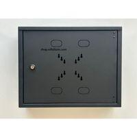 Nif Bilişim İki Yönlü Kilitli Metal Pano Hareketli Raf Kayıt Cihazı Panosu DVR BOX 45cmx35cmx10cm Si
