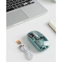 Pilli Kablosuz Mouse Bluetooth Ve Usb Uyumlu Sessiz Tıklama