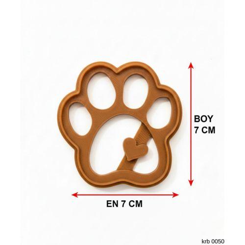 Kalpli Patili Kurabiye Kalıbı ve Hamur Kesici – Şeker Hamuru ve Oyun Hamuru İçin Tek Parça Kalıp