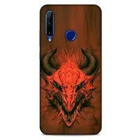 Huawei Honor 20 Lite Kılıf Dragons (14) Lansman Kılıf Kırmızı Boynuzlu Ejderha