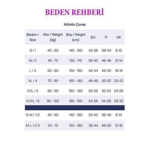 Parlak Fit 15 Likralı Külotlu Çorap Açık Ten mudanis