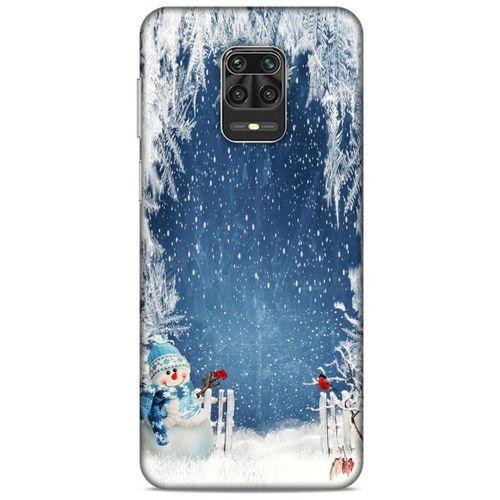 Xiaomi Redmi Note 9 Pro Kılıf Snowix (6) Silikon Kılıf Açık Mavi