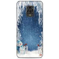 Xiaomi Redmi Note 9 Pro Kılıf Snowix (6) Silikon Kılıf Açık Mavi