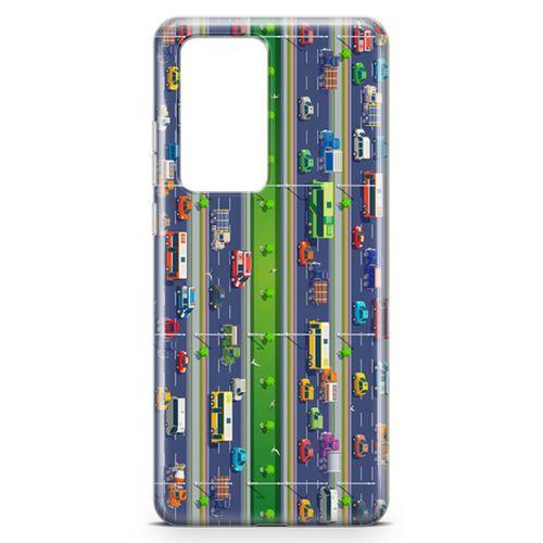 Huawei P40 Pro Kılıf Otoyol Arka Kapak Koruma Desenli Full Koruyucu