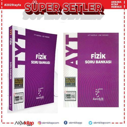 Karekök Yayınları TYT ve AYT Fizik Soru Bankası Seti 2 Kitap