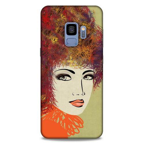 Lopard Samsung Galaxy S9 Uyumlu Kılıf Sürreal Yüzler ♀ (32) Soft Silikon Kılıf Desenli