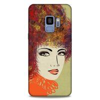 Lopard Samsung Galaxy S9 Uyumlu Kılıf Sürreal Yüzler ♀ (32) Soft Silikon Kılıf Desenli
