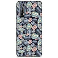 Huawei P Smart 2021 Kılıf Baskılı Özel Seri Taşlı (14) Lansman Kılıf