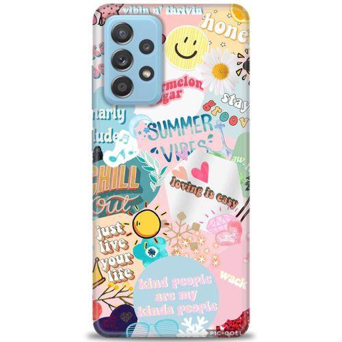 Samsung Galaxy A52s 5G Kılıf HD Baskılı Kılıf - Honey + Tam Ekran Koruyucu