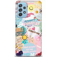 Samsung Galaxy A52s 5G Kılıf HD Baskılı Kılıf - Honey + Tam Ekran Koruyucu