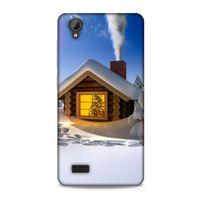Vestel Venüs V5 Kılıf Snowix (18) Telefon Kılıfları Sarı Beyaz