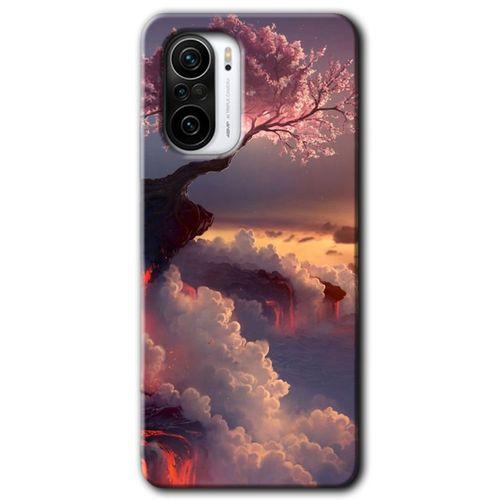 Potkal Hediye Fabrikası Xiaomi Redmi K40 Kılıf HD Desen Baskılı Arka Kapak - Uçurumdaki Hayat