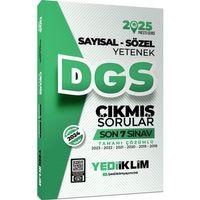 2025 DGS Sayısal Sözel Yetenek Tamamı Çözümlü Son 7 Sınav Çıkmış Sorular Yediiklim Yayınları