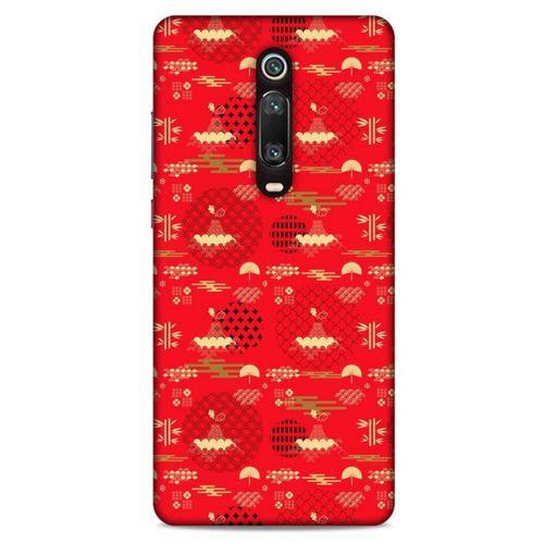 Xiaomi Redmi K20 Pro Kılıf Japonya (1) Kılıfı Sarı Kırmızı