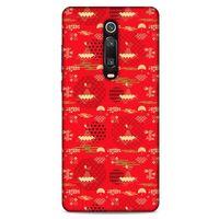 Xiaomi Redmi K20 Pro Kılıf Japonya (1) Kılıfı Sarı Kırmızı