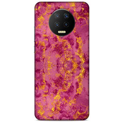 Lopard İnfinix Note 7 Uyumlu Kılıf Mermer Desenli (35) Fit Design Kılıf