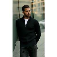 Erkek Balıkçı Zip Yaka Uzun Kollu Triko