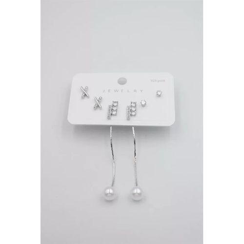 Çoklu Set Küpe - Gümüş