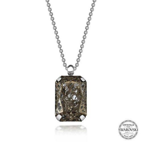 Swarovski Crystal Taşlı Top Zincir Lucky Life 925 Ayar Gumuss  Lucky Life Lucky Life Lucky Life Kadın Kolye