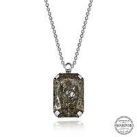 Swarovski Crystal Taşlı Top Zincir Lucky Life 925 Ayar Gumuss  Lucky Life Lucky Life Lucky Life Kadın Kolye