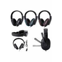 Mikrofonlu  Kulaklık  Kulaklığı Yüksek Ses Kaliteli Stereo Yumuşak Yastıklar