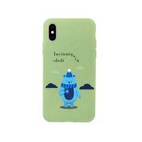 iPhone X İncinmişsin Dedi Premium Yeşil Lansman Silikonlu Kılıf