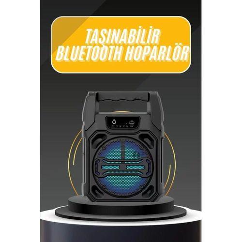 Karaoke Mikrofonlu Fm Radyolu Bluetooth Hoparlör Yüksek Ses Kaliteli