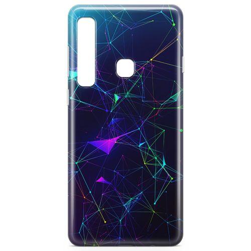 Samsung Galaxy A9 2018 Kılıf Rainbow Ağlar Arka Kapak Koruma Desenli Full Koruyucu