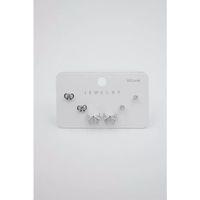 Çoklu Set Küpe - Gümüş